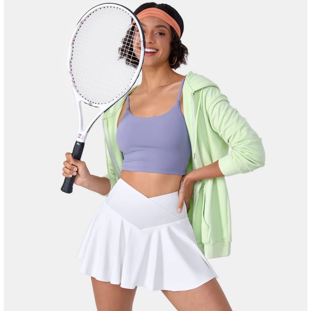 Halara White Tennis Skirts, sizes small and medium